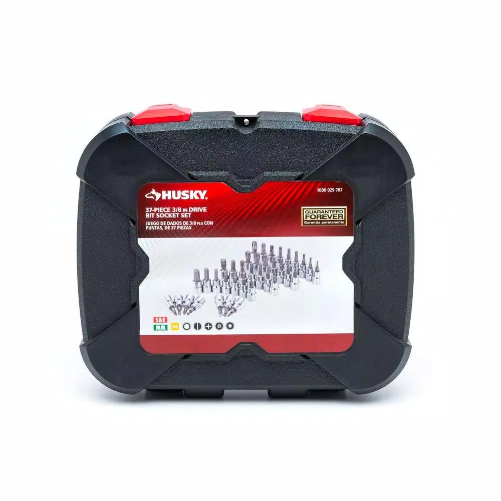 Husky 37-Piece 3/8 in. Drive Master Bit Socket Set