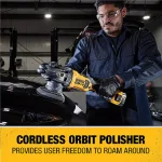 DEWALT 20V MAX XR Cordless Brushless 5 in. Variable Speed Random Orbit Polisher Kit with (2) 5.0 Ah Batteries & Charger thumbnail 5