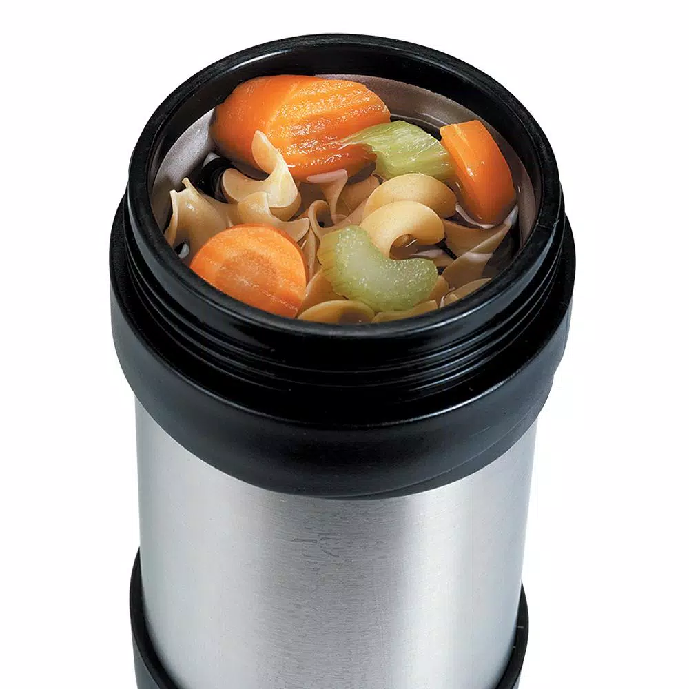 Range Kleen 17 oz. Stainless Steel Wide Mouth Food Jar
