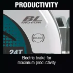 Makita 18V X2 LXT Brushless 7-1/4" Cordless Circular Saw Guide Rail Compatible Base (Tool-Only) thumbnail 10