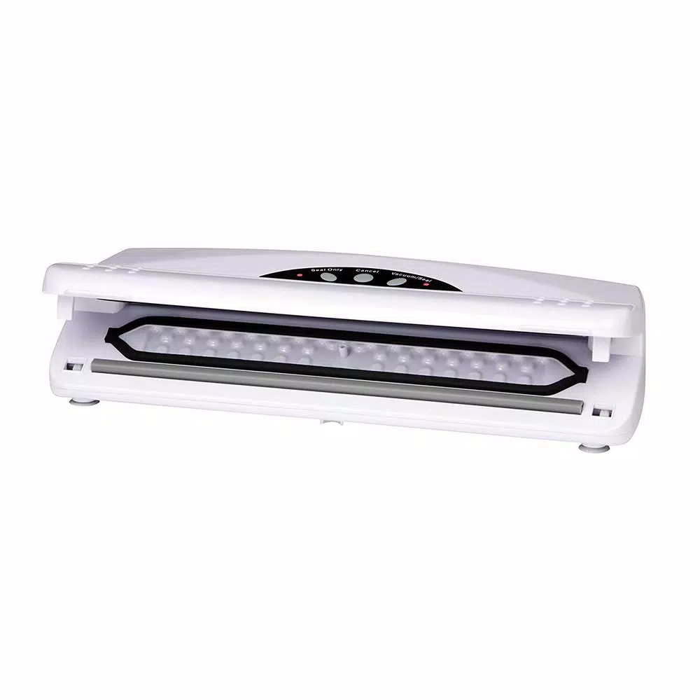 Nesco VS-01 Vacuum Sealer, White Automatic Food Sealer with 20 Bags