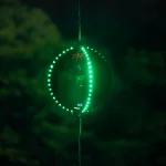 Alpine Corporation 3-Tier Hanging Christmas Ornaments with Chasing LED Lights, Indoor/Outdoor thumbnail 9