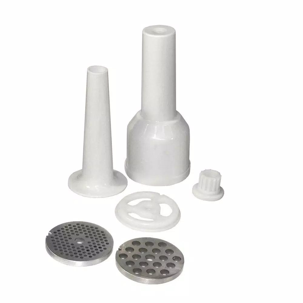 Weston No. 8 575W Electric Meat Grinder and Sausage Stuffer with Stainless Steel Plates