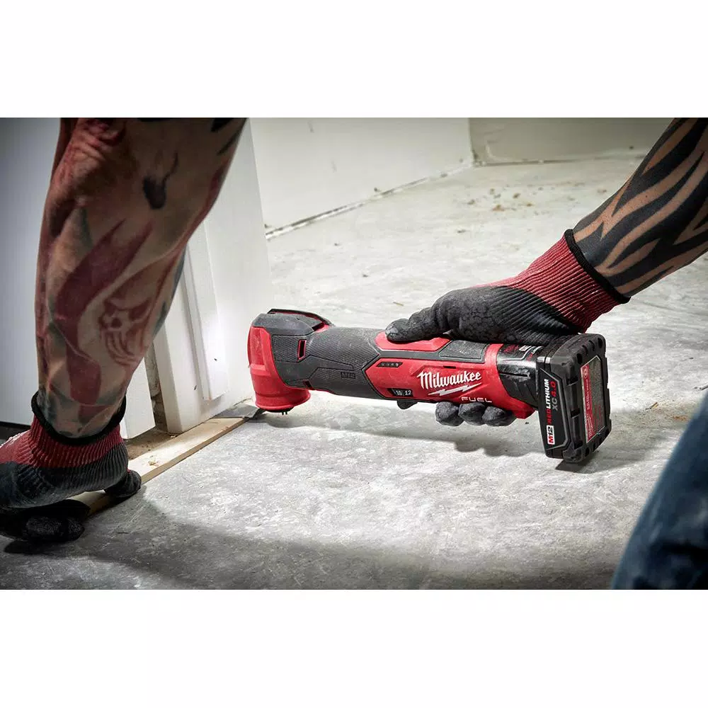Milwaukee M12 FUEL 12V Cordless Oscillating Multi-Tool Kit with 2.0 Ah Battery