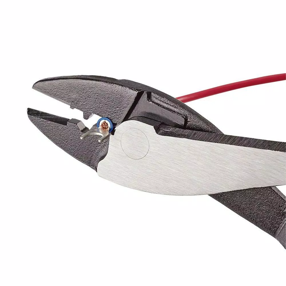 Milwaukee 9.5 in. Crimping Pliers with Integrated Reaming Head
