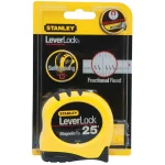Stanley LeverLock 25 ft. x 1 in. Tape Measure with Magnetic Tip and Fractional Scale thumbnail 5