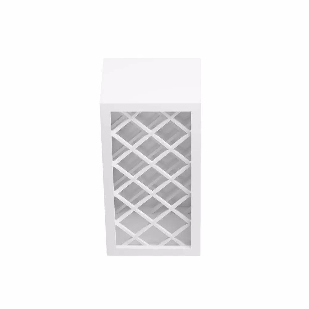 Hampton Bay Shaker Ready To Assemble 30 in. Wine Rack Cabinet, Denver White
