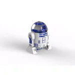 Uncanny Brands Star Wars R2-D2 Hot Air Popcorn Maker, 2 oz. Kernel Capacity, Blue/White thumbnail 1
