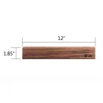 Cangshan 12 in. Walnut Wood Magnetic Knife Bar thumbnail 3