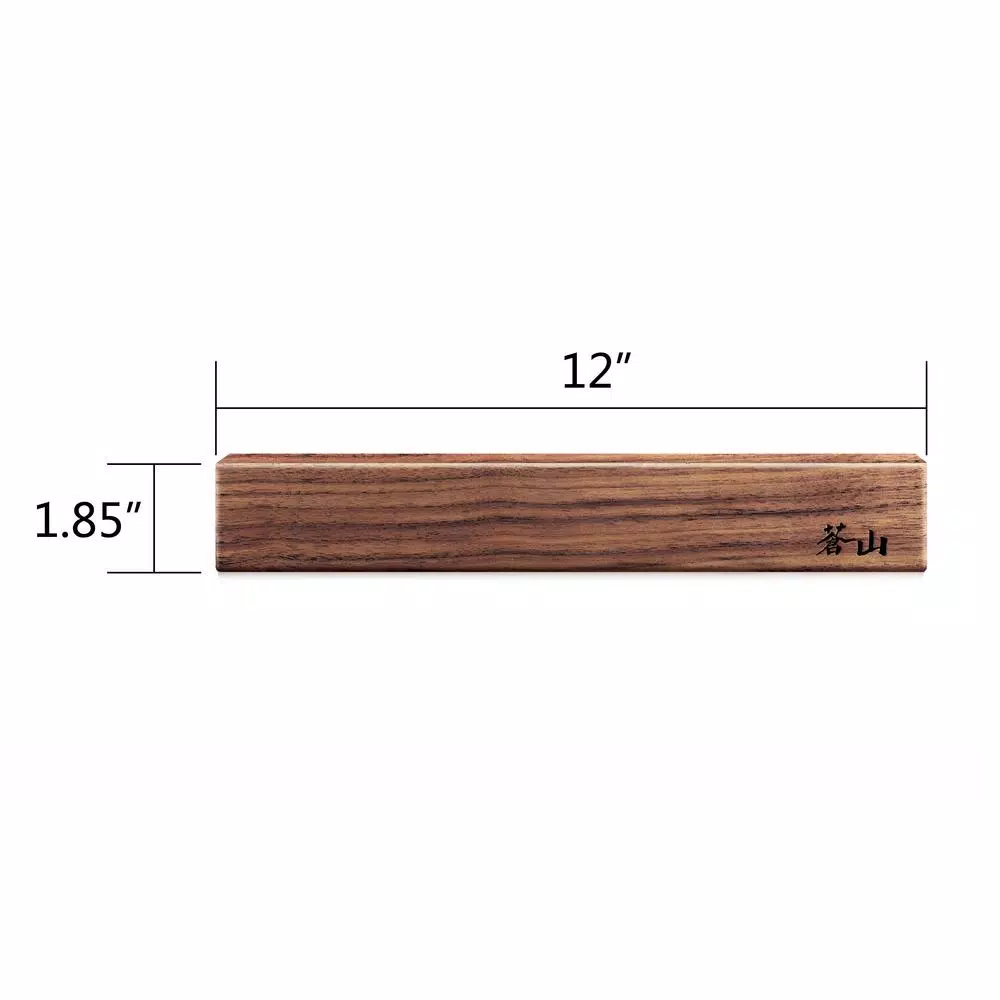 Cangshan 12 in. Walnut Wood Magnetic Knife Bar