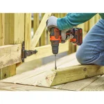 BLACK+DECKER 20V MAX Lithium-Ion Cordless 3/8 in. Drill/Driver Kit with 1.5 Ah Battery and Charger thumbnail 9