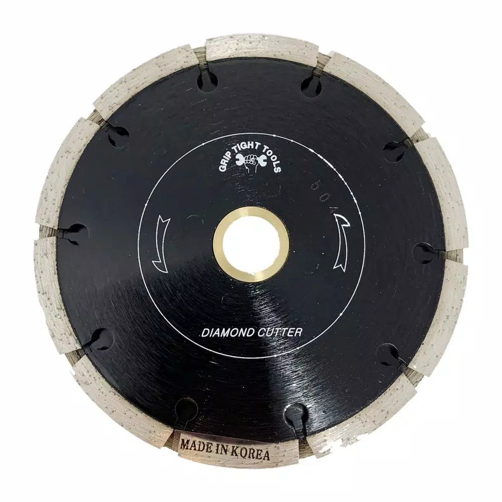 GRIP TIGHT TOOLS 5 in. Premium Plus Segmented Sandwich Diamond Blade for Granite, Marble, Concrete & Masonry (3-Pack)