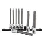 SUNEX TOOLS Sunex 9138HS 8-Piece Triple Square Bit Socket Set with Aluminum Rail thumbnail 2