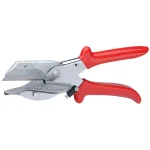 KNIPEX 8.5 in. Miter Shears with Angled Cutting Plate and Replaceable Blade thumbnail 1
