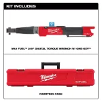 Milwaukee M12 FUEL 3/8 in. Digital Torque Wrench with ONE-KEY, 12V Cordless Brushless (Tool-Only) thumbnail 13