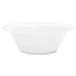 DART Concorde 10 oz. White Foam Bowls, Non-Laminated, 1000 Count thumbnail 2