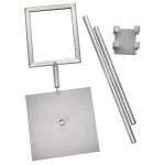 Alpine Industries 60.5 in. Sanitizing Wipes Dispenser Stand with 2-Sided Sign Holder thumbnail 3