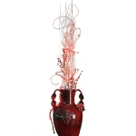 Starlite Creations 9 ft. Red LED Ultra Slim Wire String Lights, 36-Light Battery Operated (Bundle of 2) thumbnail 6