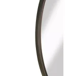 Martin Svensson Home 30 in. Round Oil Rubbed Bronze Metal Frame Accent Mirror thumbnail 4