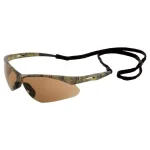 ERB Octane Safety Glasses with Camo Frame and Brown Anti-Fog Polycarbonate Lenses thumbnail 1