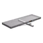 CURT 60" x 20" Aluminum Tray-Style Cargo Carrier with 2" Folding Shank, 500 lb. Capacity thumbnail 4