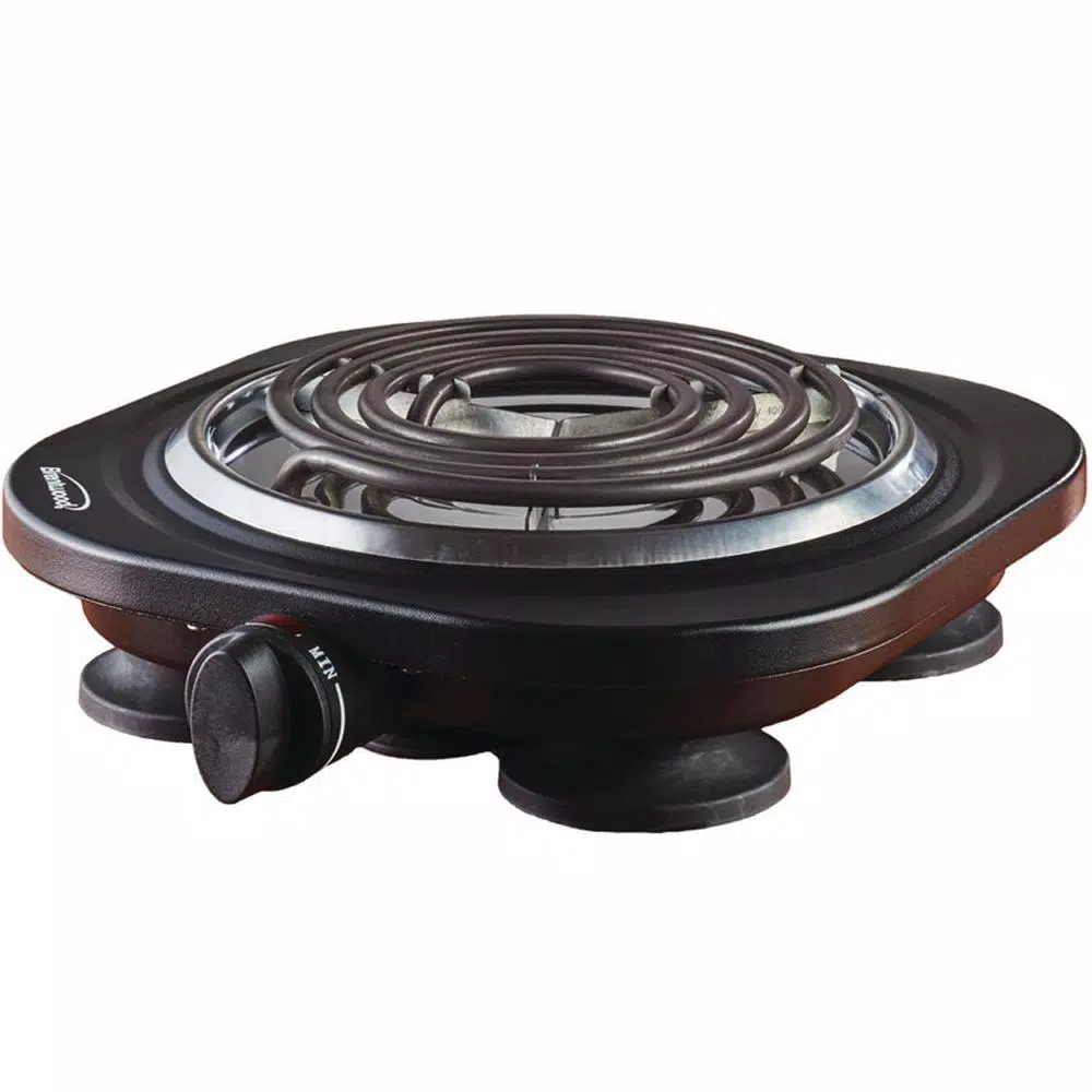 Brentwood Appliances TS-321BK 1000W Single Burner Electric Hot Plate, Black