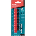 Makita ImpactXPS 1/4 in. Drive 6-Point Metric Impact Socket Set with Adapter, 8-Piece thumbnail 2