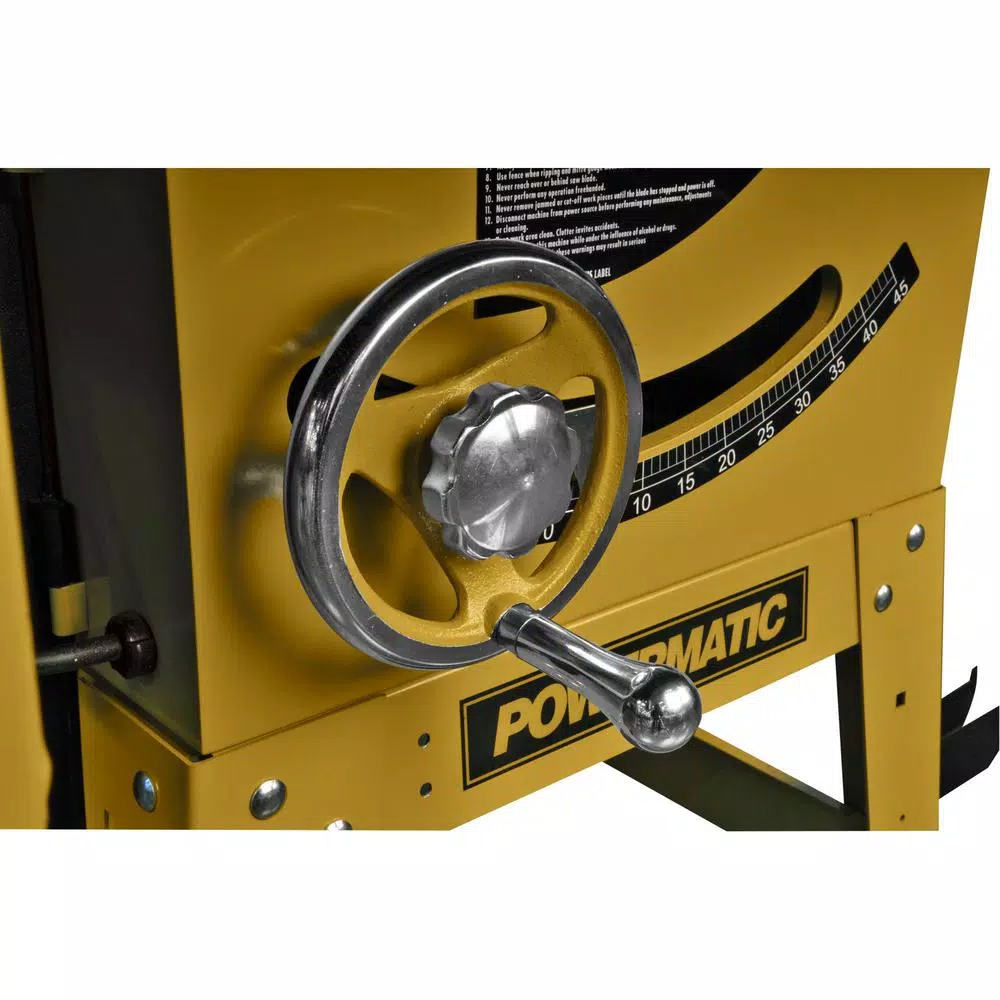 Powermatic 64B 1.75 HP 10 in. Table Saw with 30 in. Rip Capacity and Left Tilt Arbor