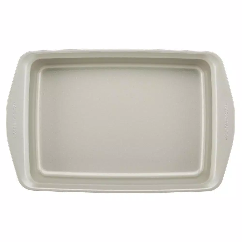 Rachael Ray 3-Piece Nonstick Bakeware Set with Lids, Silver