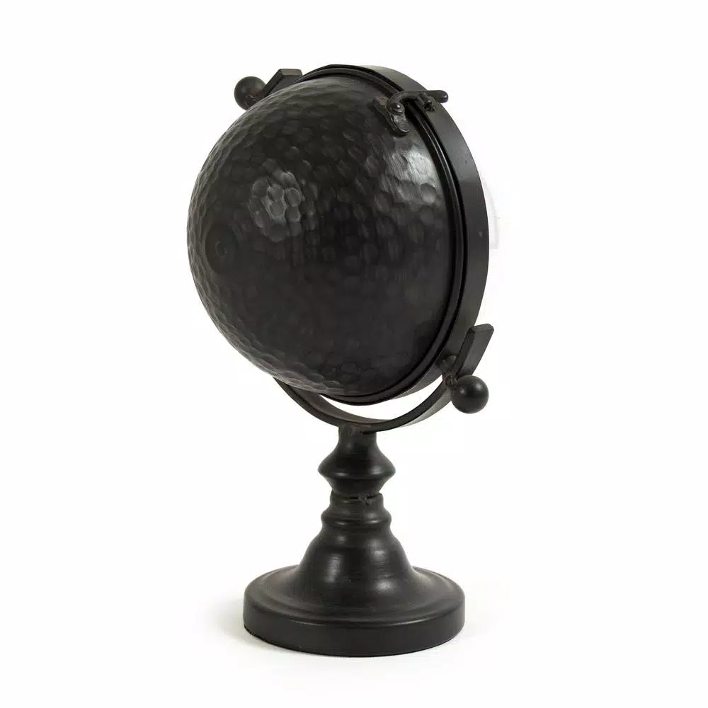 Zentique Constellation Designed Rotating Globe Shaped Analog Desk Clock