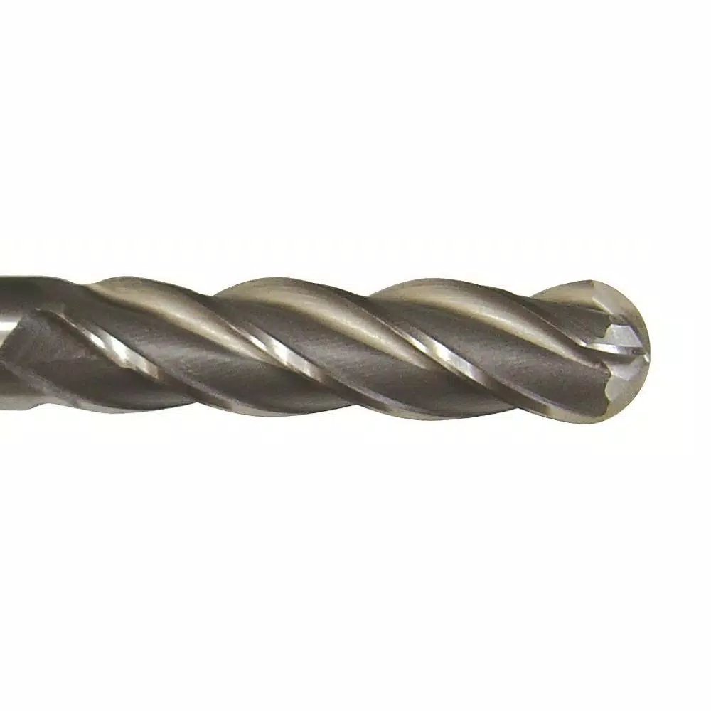 Drill America 1/4 in. Shank Carbide 4-Flute Ball Nose End Mill Specialty Bit