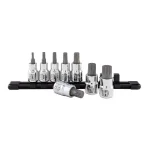 SUNEX TOOLS Sunex 9138HSM 8-Piece Triple Square Bit Socket Set with Aluminum Rail thumbnail 2