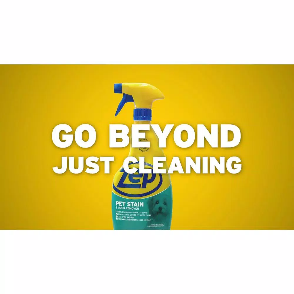 Zep Pet Stain and Odor Remover, 32 oz. Spray (Case of 12)