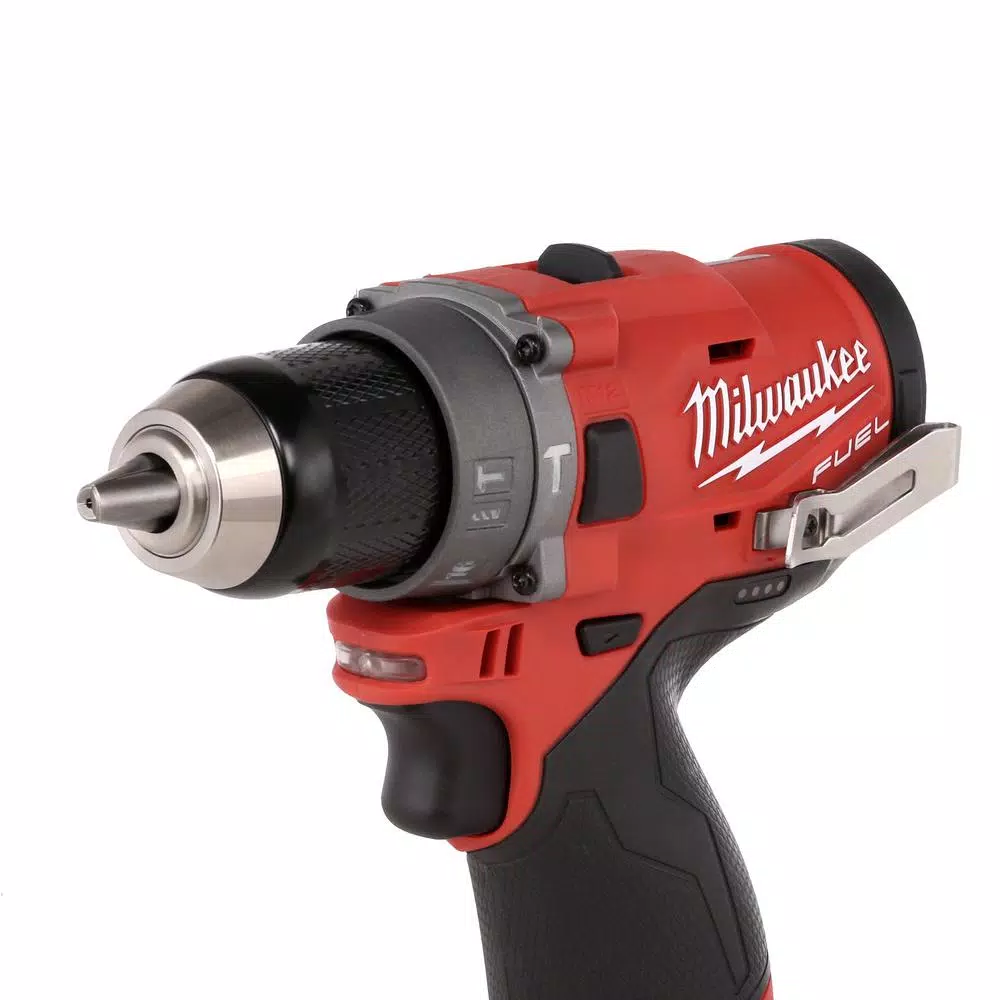 Milwaukee M12 FUEL 12V Lithium-Ion Brushless 1/2 in. Hammer Drill (Tool-Only)