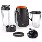 Omega Deluxe MeGo 1000W Personal Blender, 32 oz. Black Single Speed Nutritious Smoothie Maker thumbnail 4