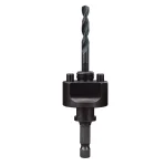 Milwaukee 3/8 in. Quick Change Large Hole Saw Arbor with Pilot Drill Bit thumbnail 1