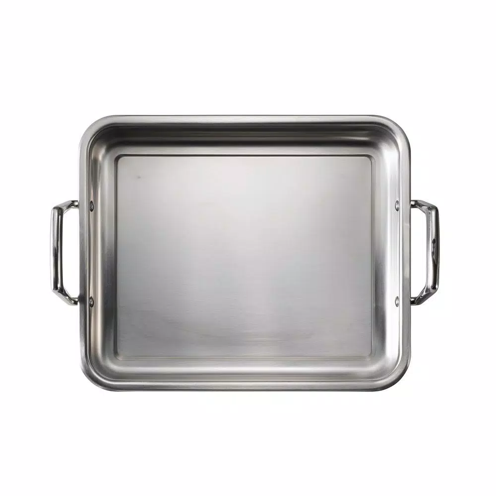 Tramontina Gourmet Prima 5 Qt. Stainless Steel Roasting Pan with Basting Grill