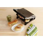IMUSA 1400W Silver Non-Stick Panini Press and Countertop Grill thumbnail 7