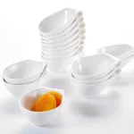 MALACASA 3.75 in. White Porcelain Ramekins Set of 16, Ceramic Souffle Dishes and Serving Bowls thumbnail 3