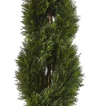 Nearly Natural Double Pond Cypress Spiral Topiary - 4ft UV Resistant Faux Plant for Indoor/Outdoor Use thumbnail 2