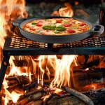 Classic Cuisine 13.25 in. Pre-Seasoned Cast Iron Pizza Pan thumbnail 6