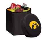 Picnic Time Lowa Hawkeyes Black Bongo 12 Qt. Collapsible Soft-Side Cooler thumbnail 1