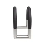 Umbra Squeeze Napkin Holder, Swivel Black and Nickel Metal Design thumbnail 3