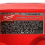 Milwaukee M18 18V Lithium-Ion Cordless Compact Blower (Tool-Only) thumbnail 9