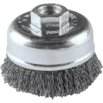 Makita 3 in. Crimped Wire Cup Brush for Angle Grinders thumbnail 1