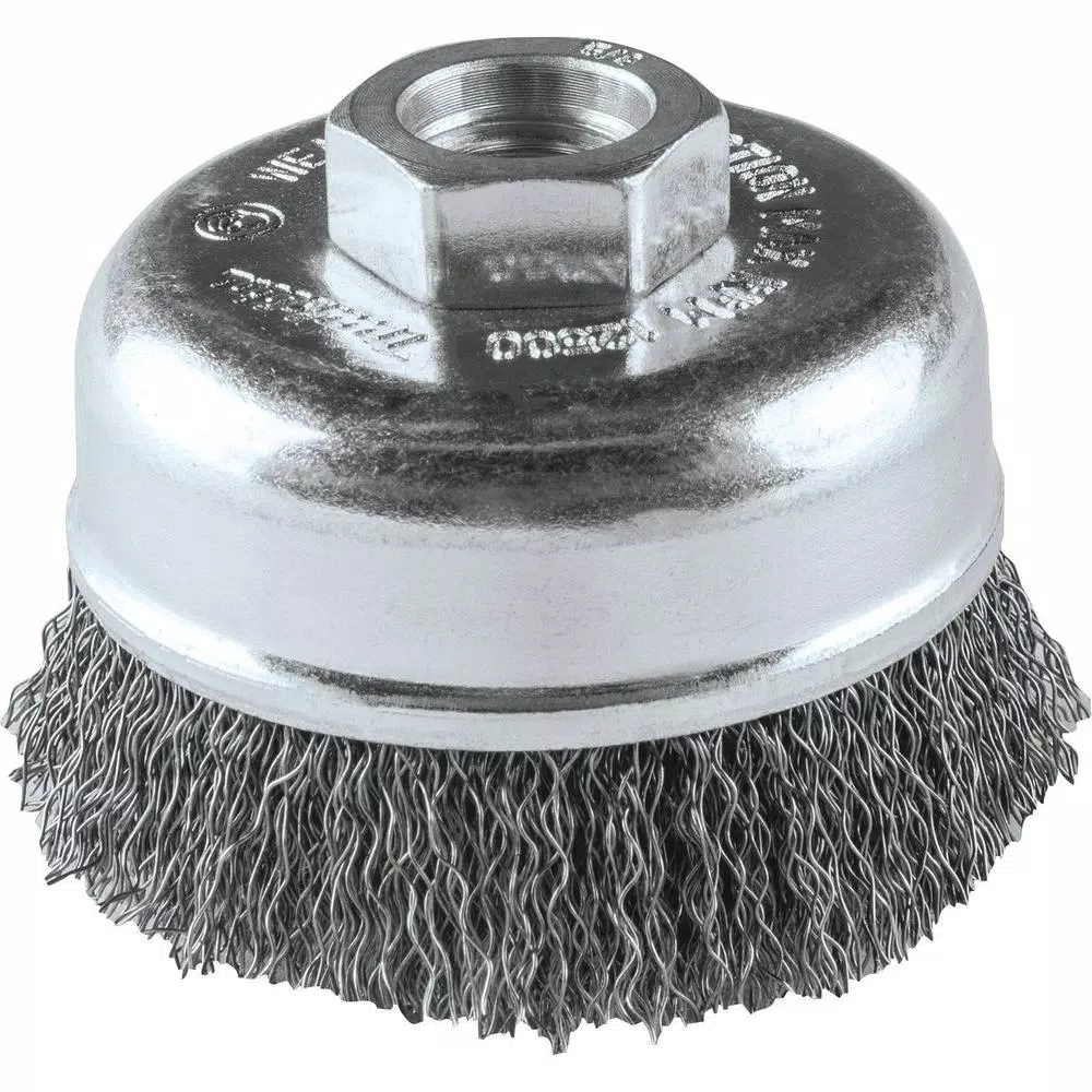 Makita 3 in. Crimped Wire Cup Brush for Angle Grinders