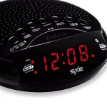 SXE Bluetooth Speaker Alarm Clock Radio with LED Digital Display and AM/FM Radio thumbnail 3