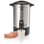 Hamilton Beach 45-Cup Stainless Steel Coffee Urn with One-Handed Dispensing thumbnail 1
