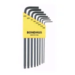 Bondhus 8-Piece SAE Ball End Long Arm L-Wrench Set with ProGuard Finish thumbnail 1