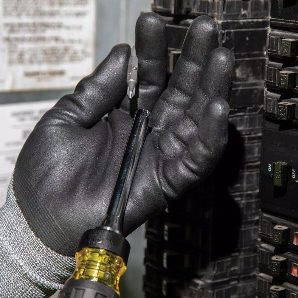 Klein Tools 15-in-1 Multi-Bit Ratcheting Screwdriver with Cushion-Grip Handle